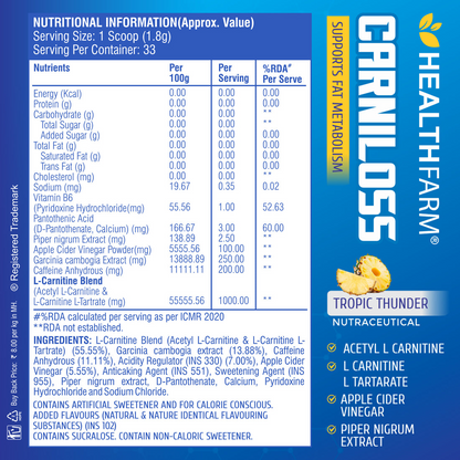 Murast Carniloss 60g - Boost Fat Metabolism & Support Weight Management
